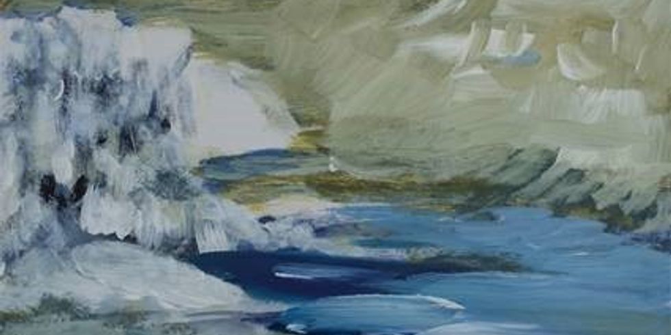 Acrylgemälde Packeis