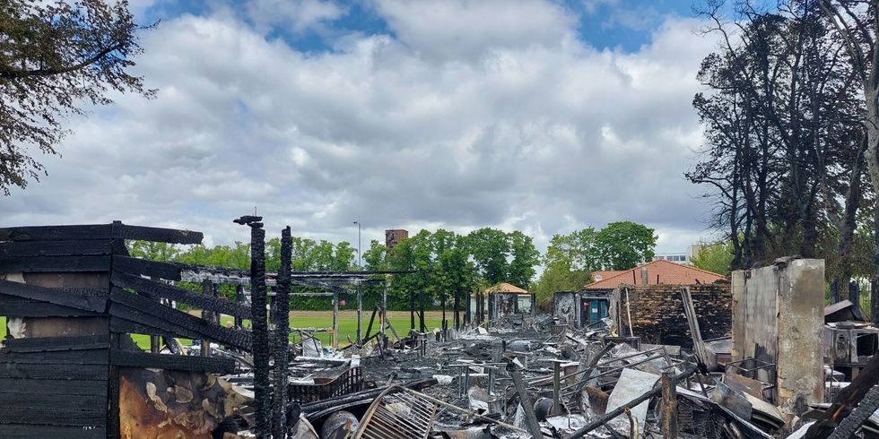 Nach dem Brand in der Wendenschlossstr. 182