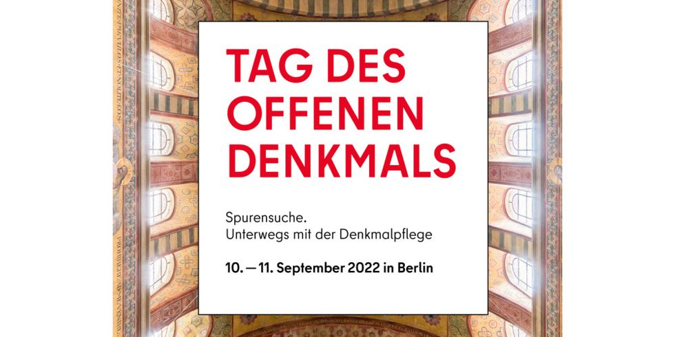 Tag des offenen Denkmals: 10. - 11. September 2022