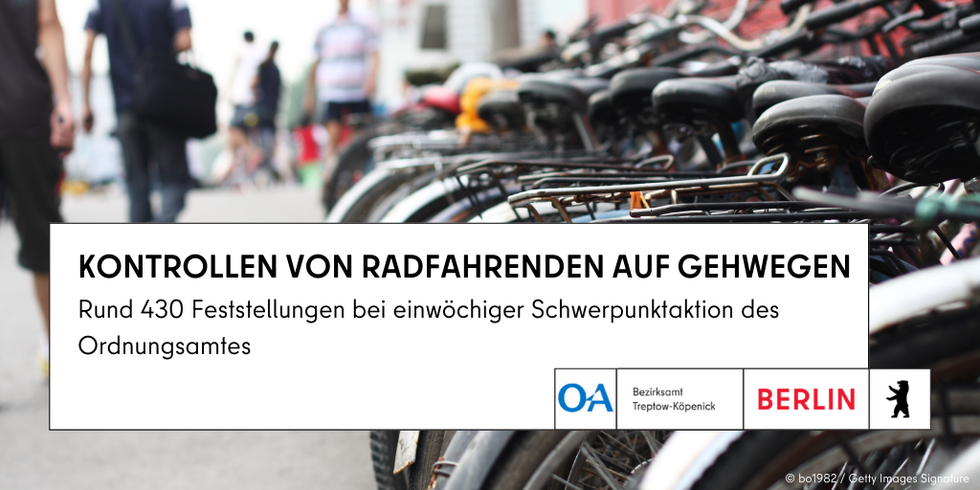 abgestellte Fahrräder