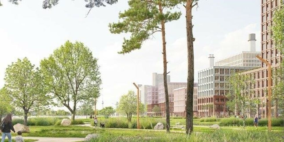 Entwurf für das Gebiet „Berlin-Spreeküste“