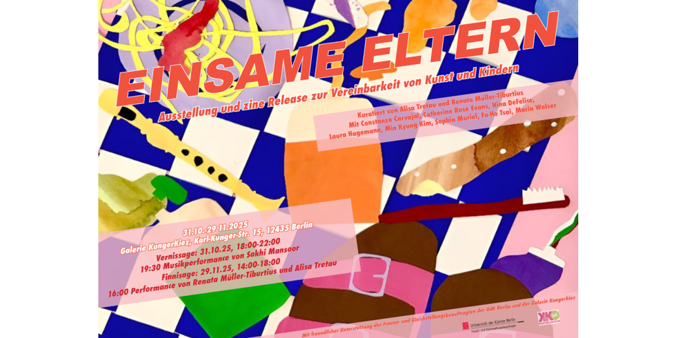 Buntes Titelbild zur Ausstellung
