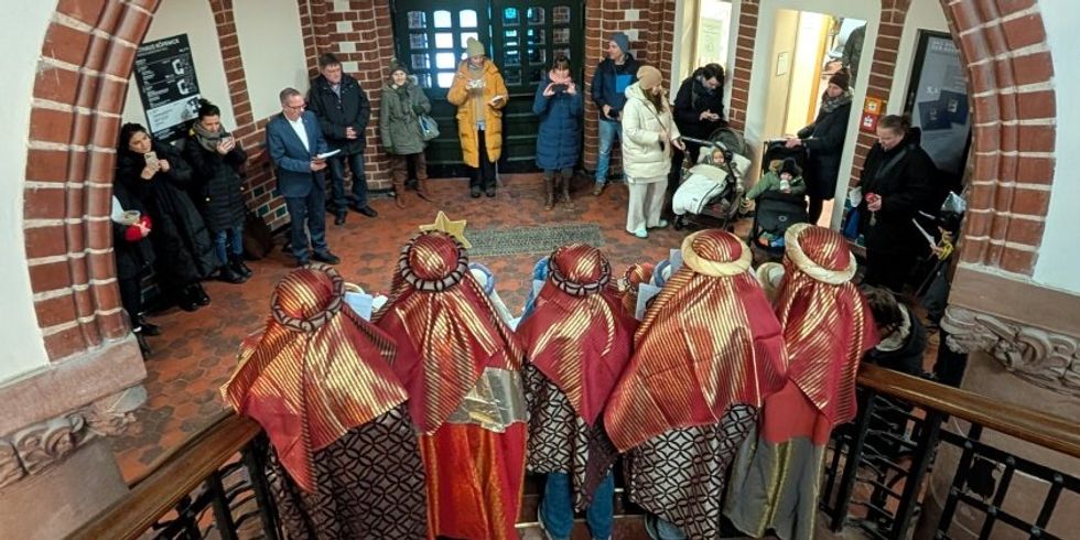 Sternsinger segnen das Rathaus Köpenick 2026