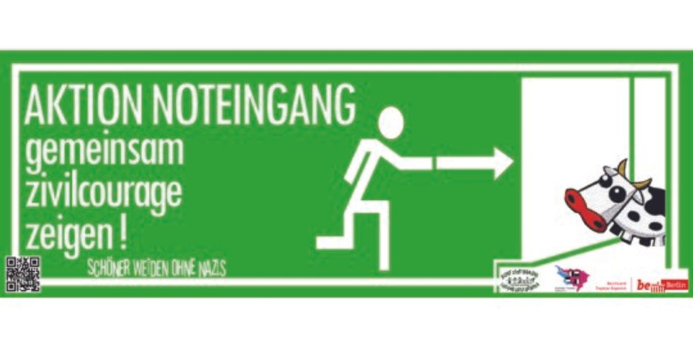 Sticker Noteingang