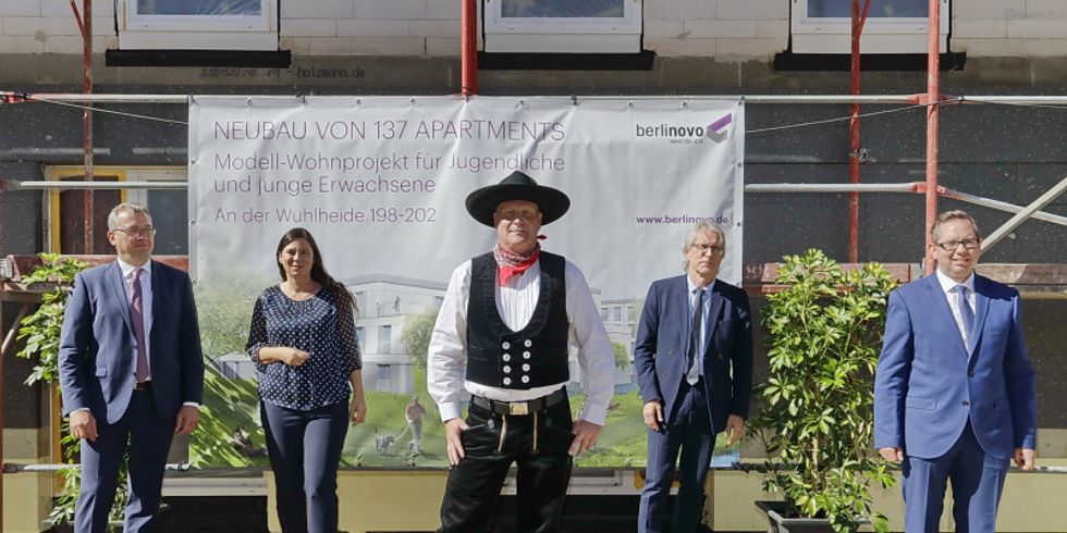 berlinovo feiert Richtfest
