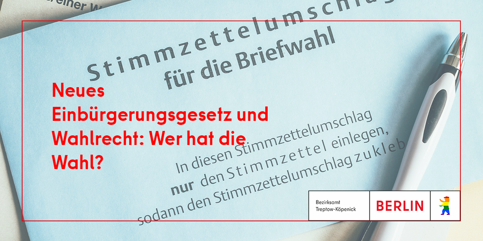 Einbürgerungsgesetz und Wahlrecht