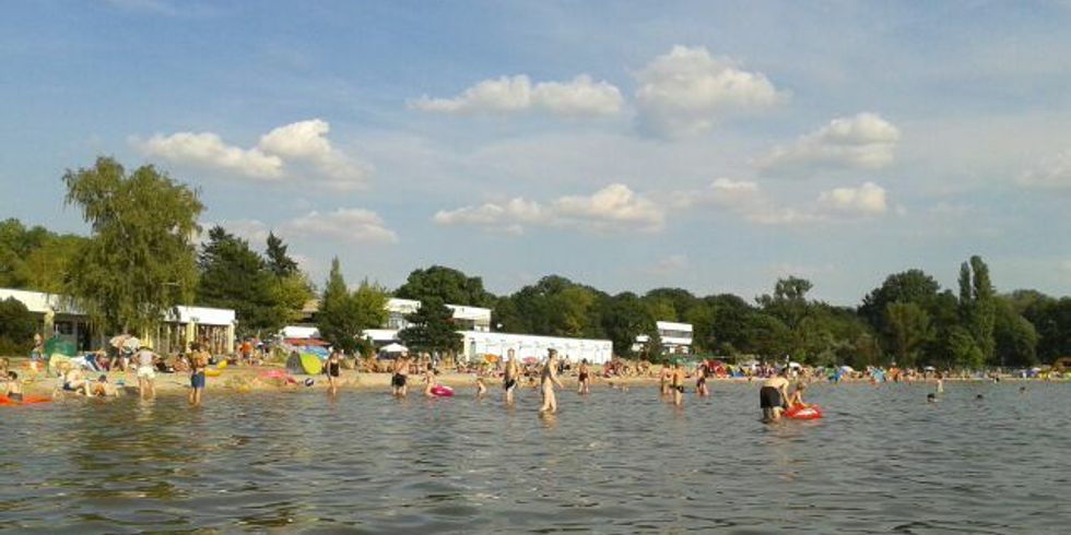 Baden am Strandbad Müggelsee