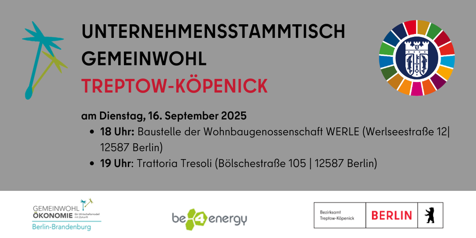 Gemeinwohl Stammtisch September 2026