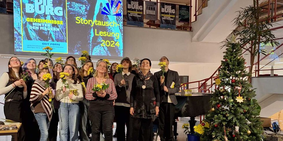 Teilnehmende der Storytauschlesung