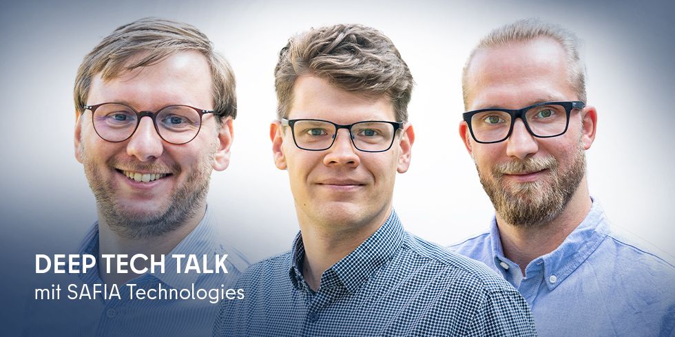 Deep Tech Talk mit SAFIA Technologies GmbH Header DE