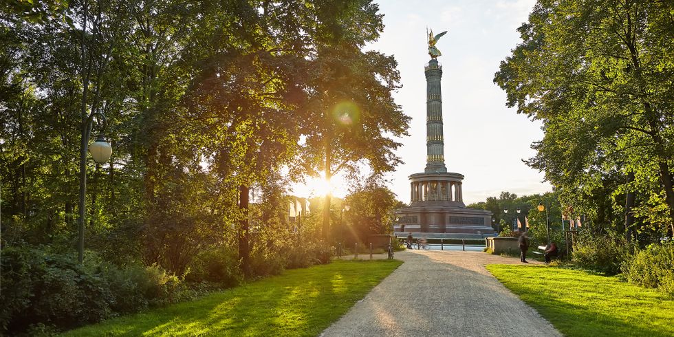 Blick auf die Siegessäule in berlin