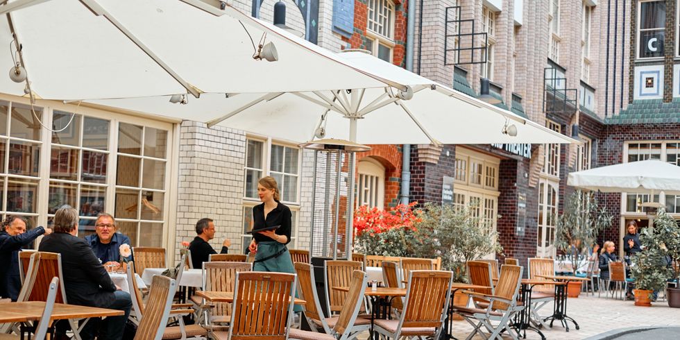 Straßencafé in Berlin