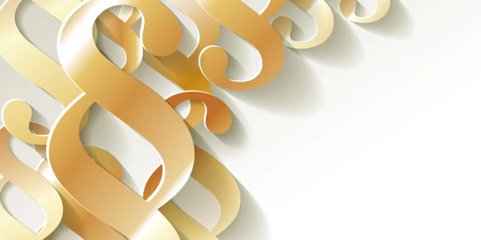 Paragraf Papier Muster Hintergrund GOLD