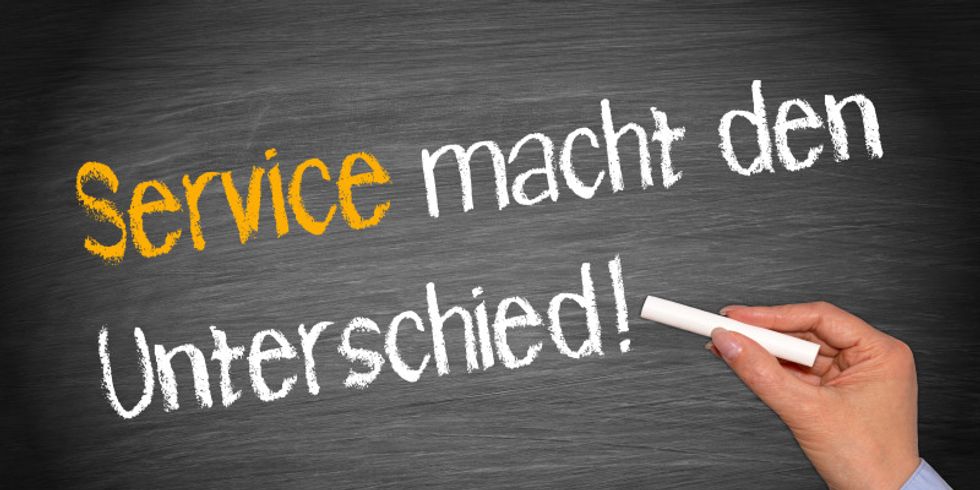 Service macht den Unterschied !
