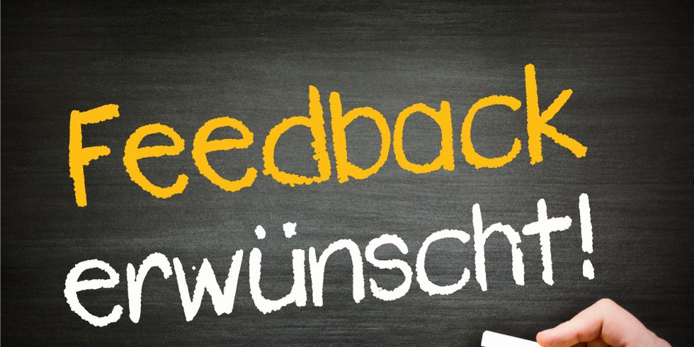 Tafel Schrift Feedback erwünscht