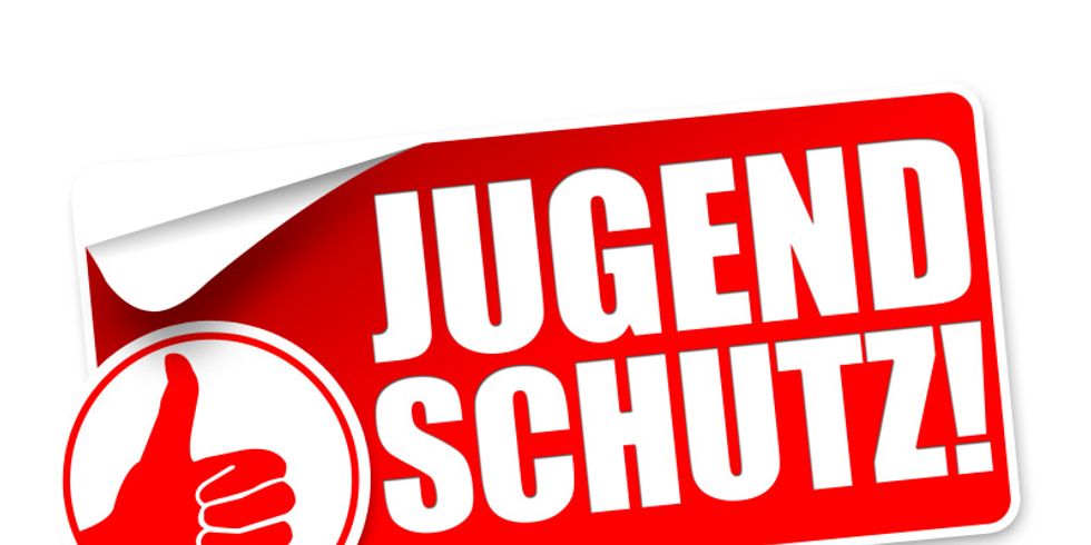 Jugendschutz! Button, Icon