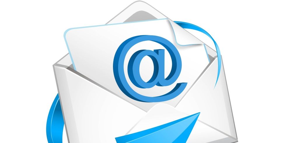 Symbol zum Versenden von E-Mails