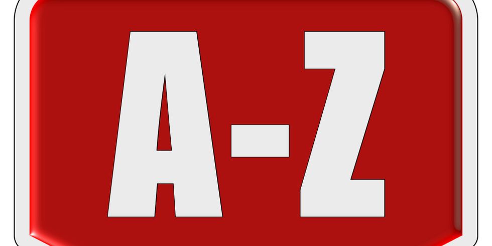 Marker rot A-Z