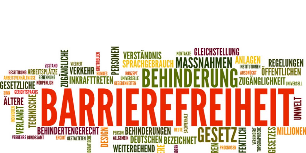 Wörter zu Barrierefreiheit