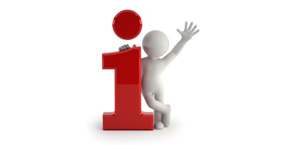 3d small people - big info icon