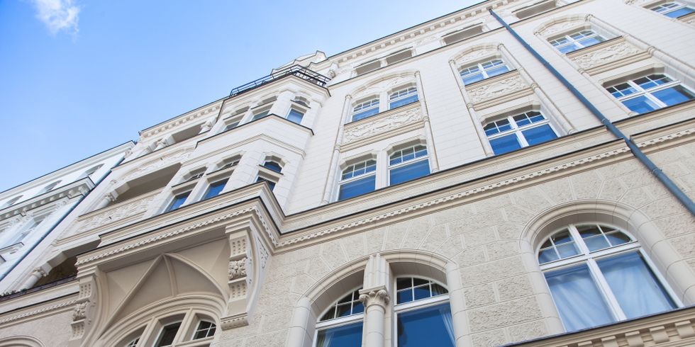 Ansicht eines typischen Berliner Altbaus