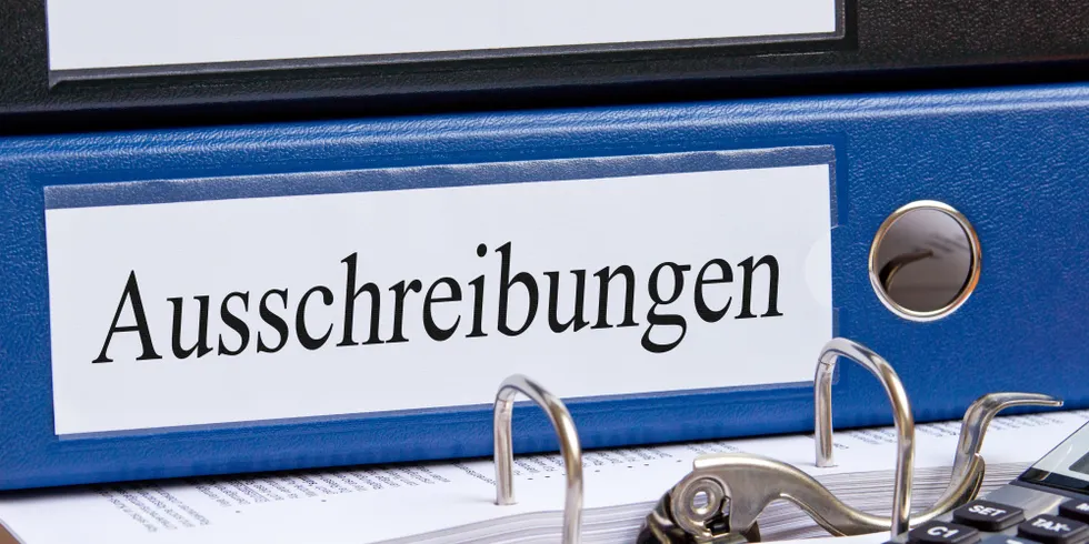 Ordner Ausschreibungen