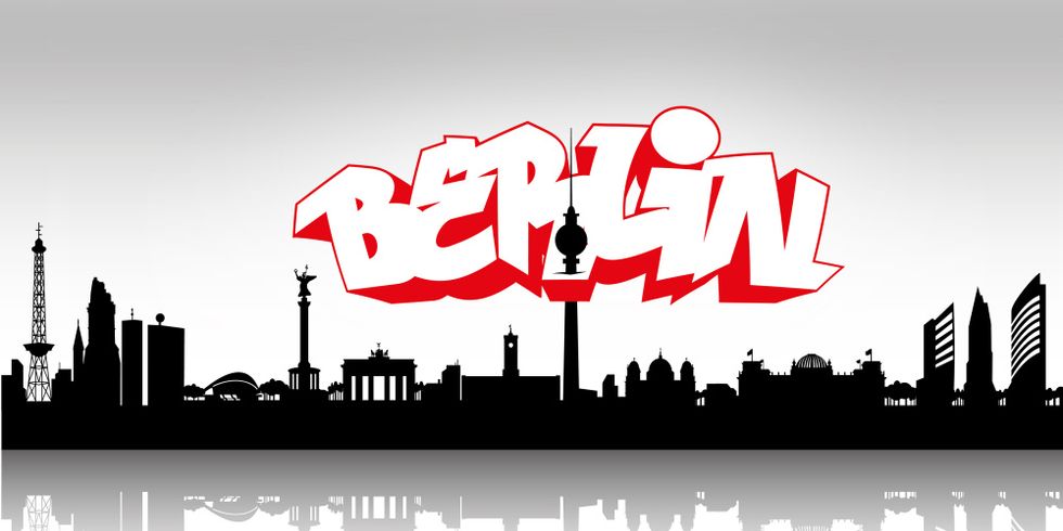Grafik Skyline Berlin