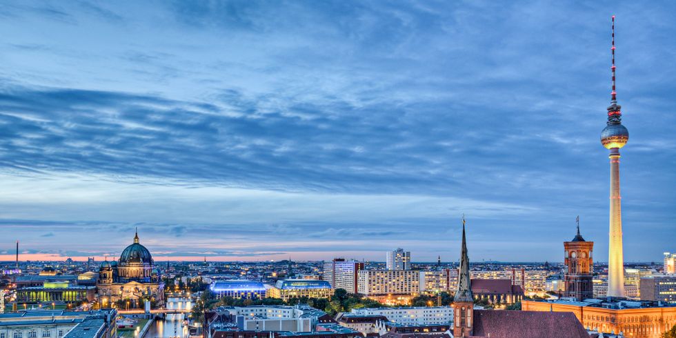 Blick zum Fernsehturm