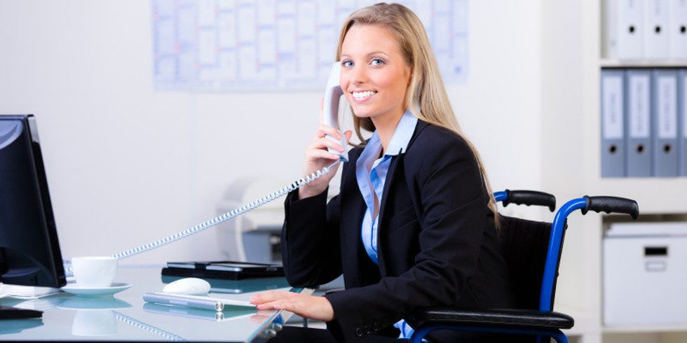 behindertengerechtes Arbeiten