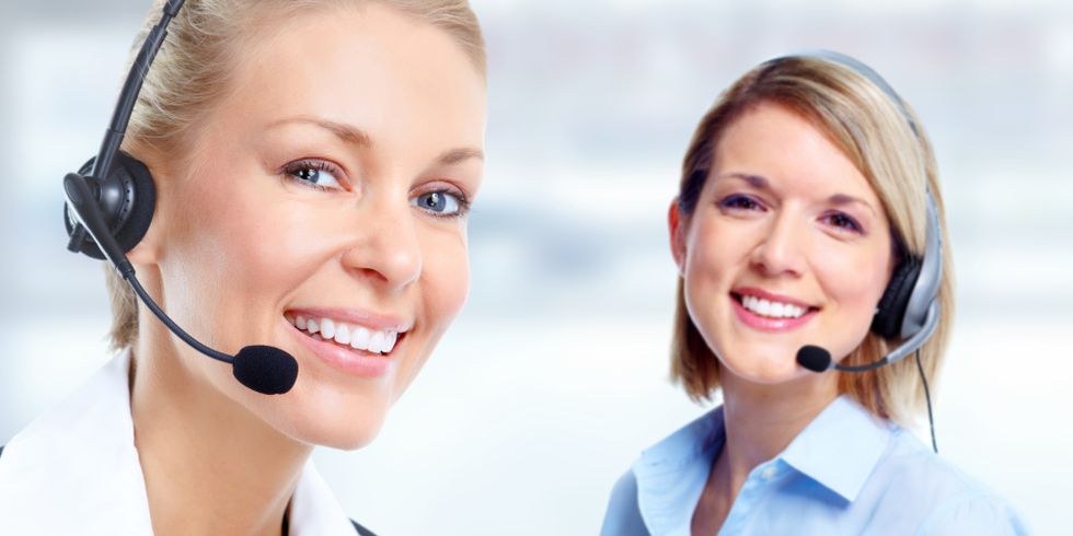 2 Frauen mit Headset