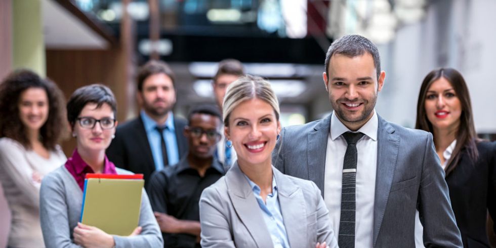 Gruppe Geschäftsleute Business people
