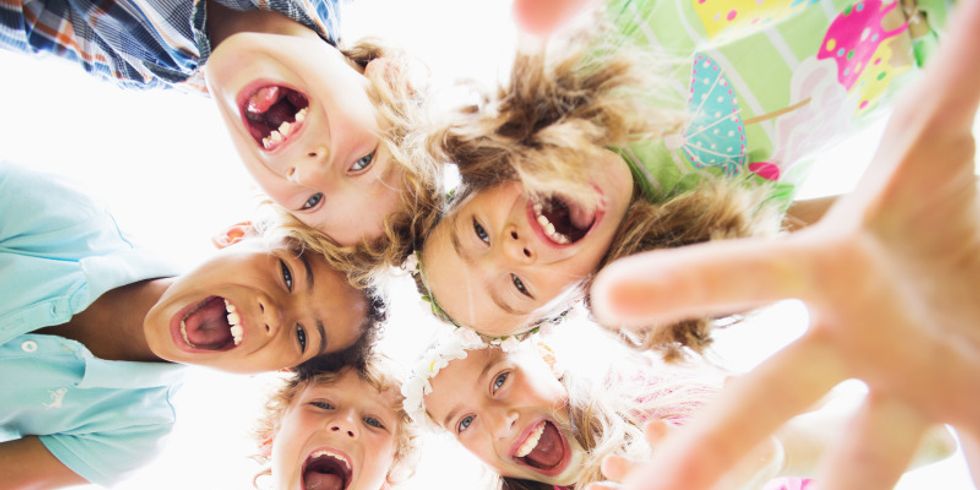 Kinder haben Spaß