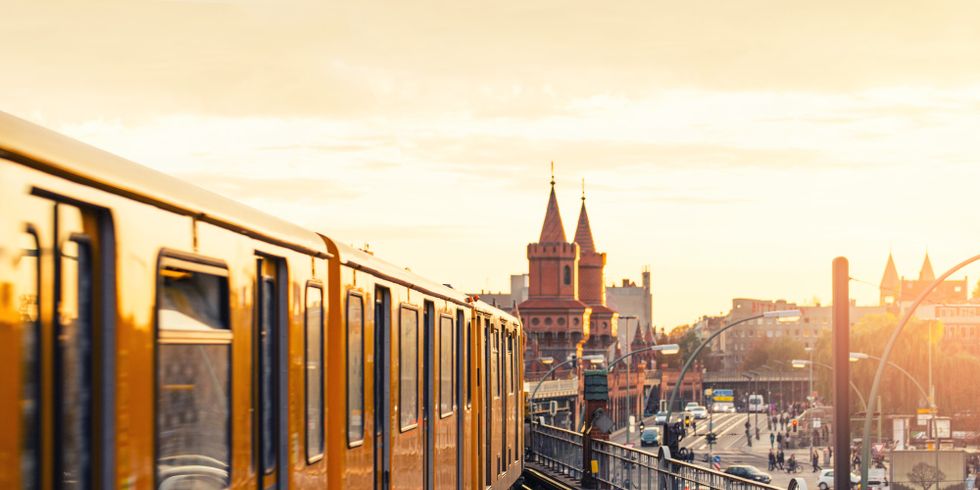 U-Bahn auf der Oberbaumbrücke