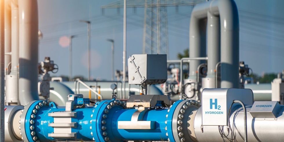 Eine Wasserstoffpipeline