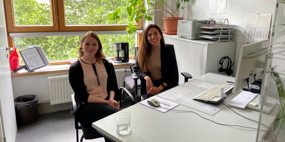 Annika Klose, MdB, hospitiert in der Arbeitsvermittlung des Jobcenter Berlin Mitte