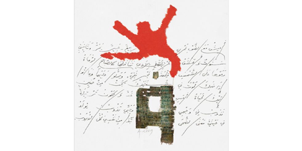 Adonis: “o.T.”, 2005, 70x50cm, mixed media