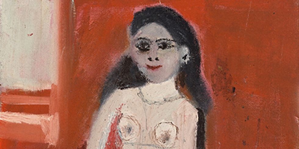 Bella Italia, Albino Menozzi: Francesca · ohne Jahr · Öl auf Hartfaser · 40 x 35 cm (Bildausschnitt)