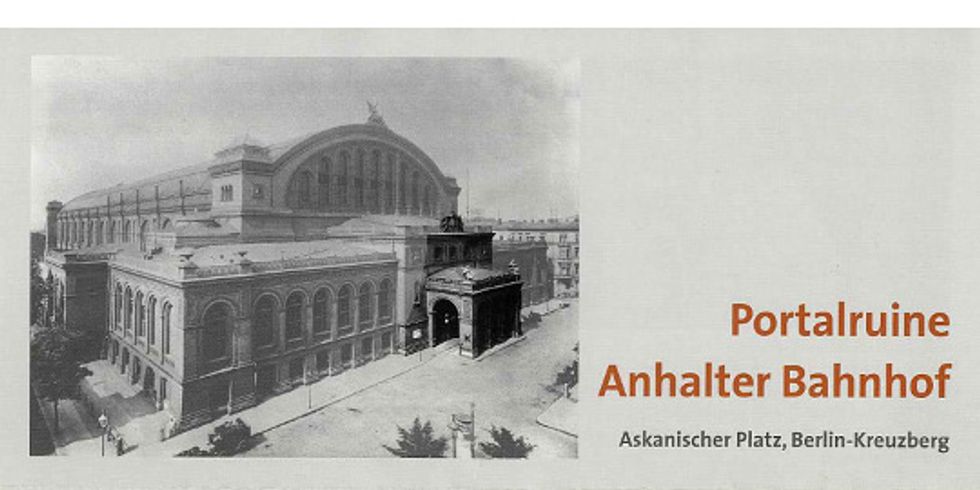Portalruine Anhalter Bahnhof
