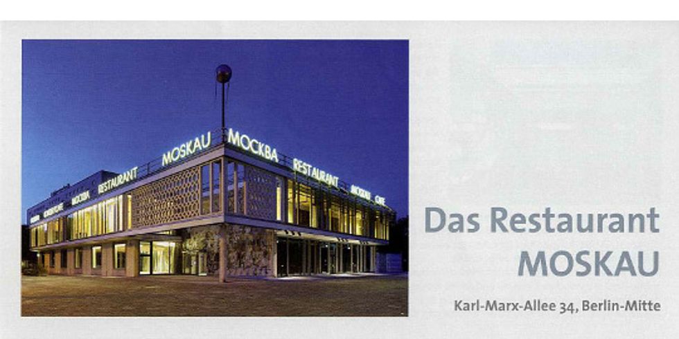 Das Restaurant Moskau