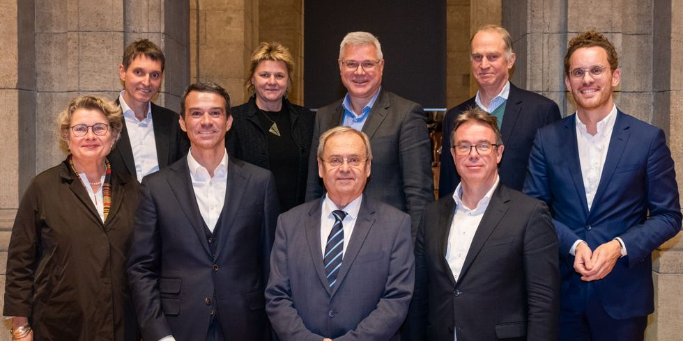 Verleihung Ferdinand-von-Quast-Medaille am 4. Dezember 2023, Gruppenfoto