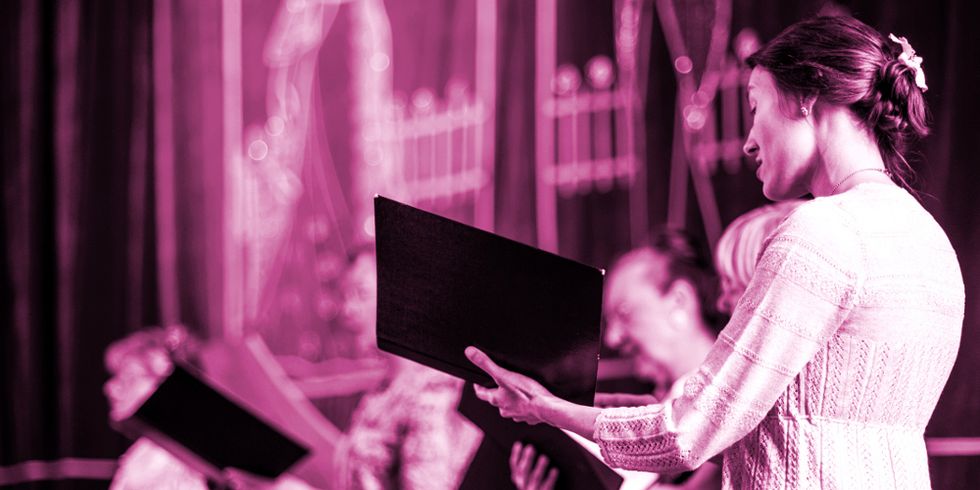 Vokalensemble im Konzert