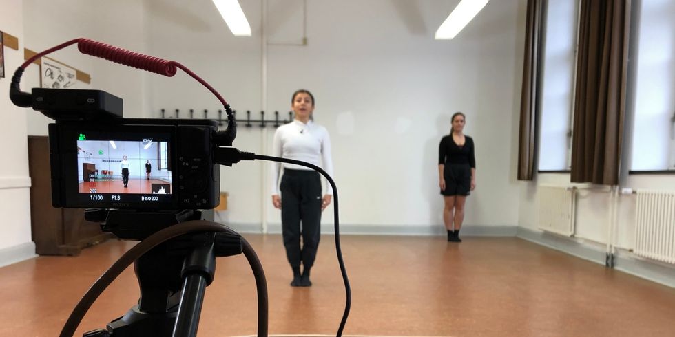Videoproduktion eines Tanzvideos