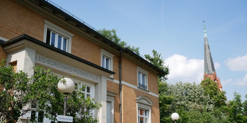 GEbäude der Leo-Borchard-Musikschule in Zehlendorf