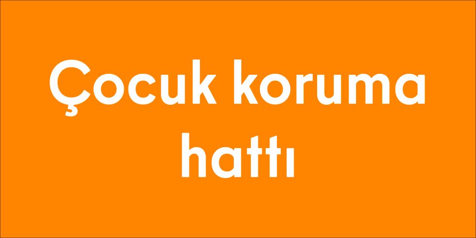 Çocuk koruma hattı