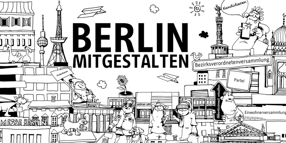 Berlin mitgestalten - Wimmelbild