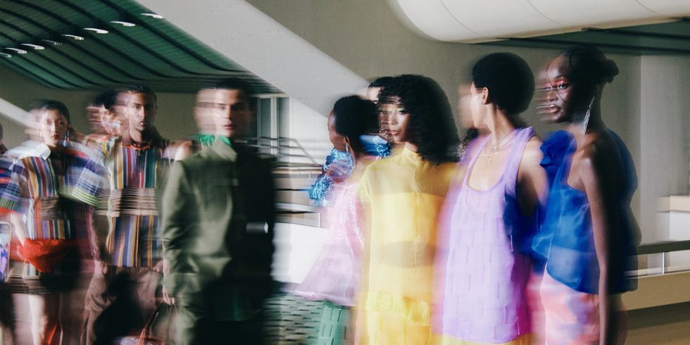 Models auf dem Laufsteg bei der Berlin Fashion Week SS27