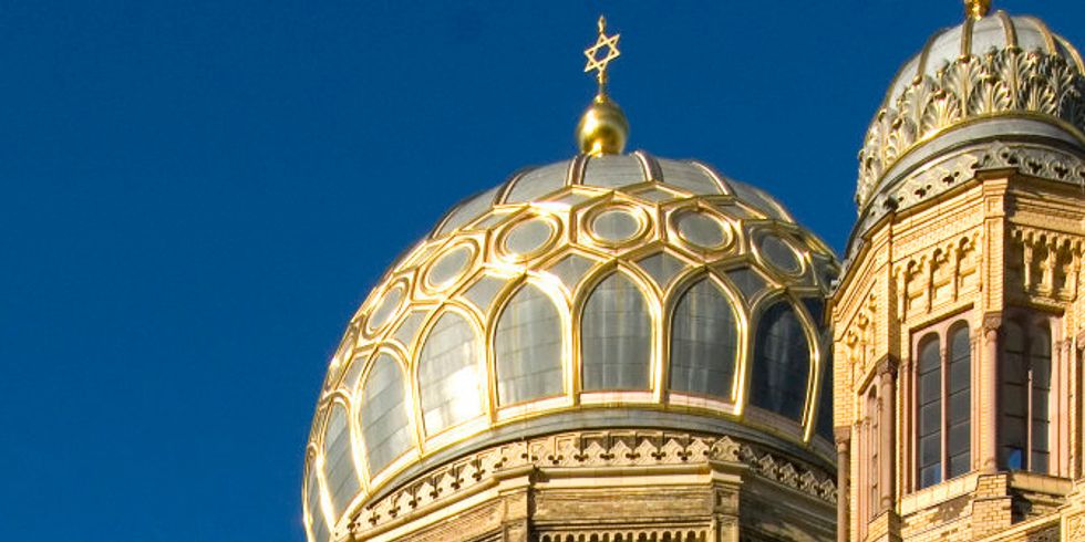 Dach der Neuen Synagoge