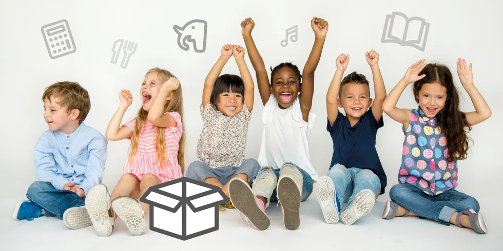 Kindergruppe freut sich