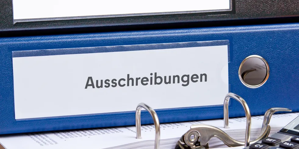 Aktenordner Ausschreibungen