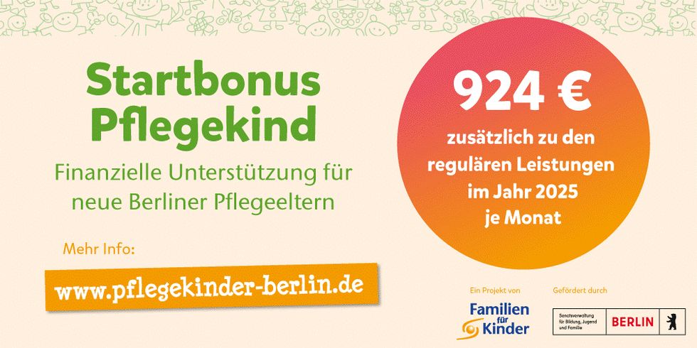 Startbonus Pfegekind